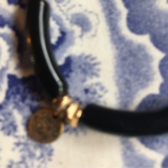 Black and gold stretch bracelets by savory and sweet. Very stylish! Never worn - Picture 3 of 7
